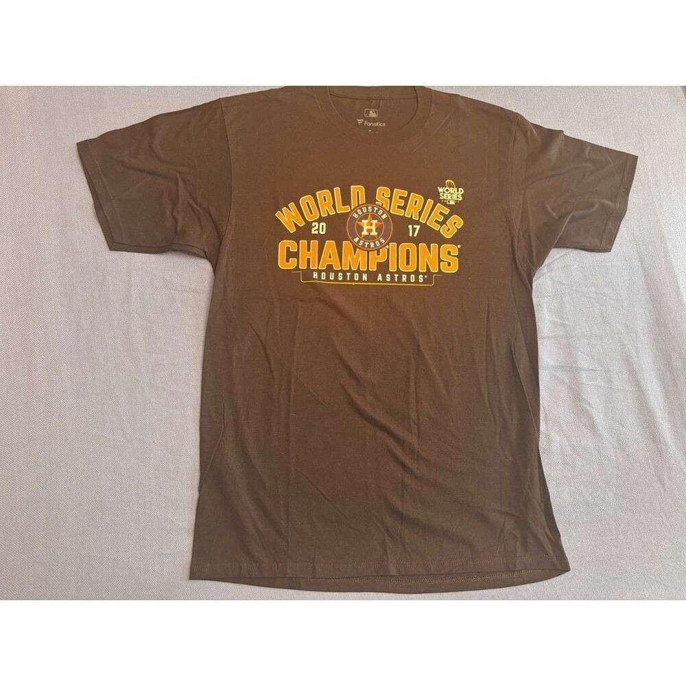 Houston Astros World Series Men's Fanatics  T-shirt Size M Black
